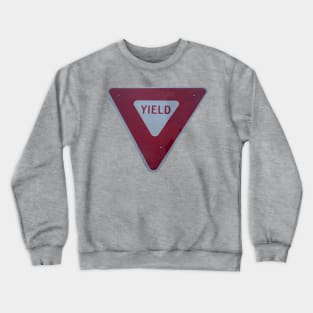 Yield sign Crewneck Sweatshirt